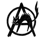 Icone Bloco Libertario Gato Negro