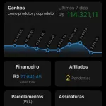 Icone sua primeira venda afiliado
