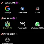 Icone apk de pix fake