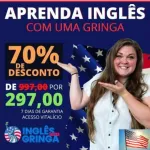 Icone Ingles com a gringa